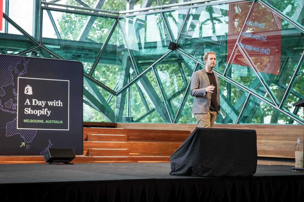 Gavin Ballard at A Day with Shopify